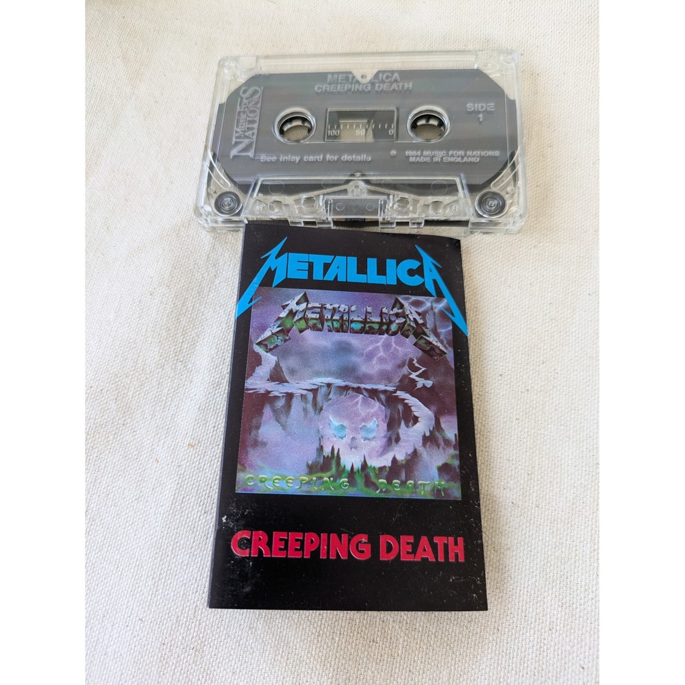 1984 Metallica Creeping Death Cassette Tape‎ Music For Nations